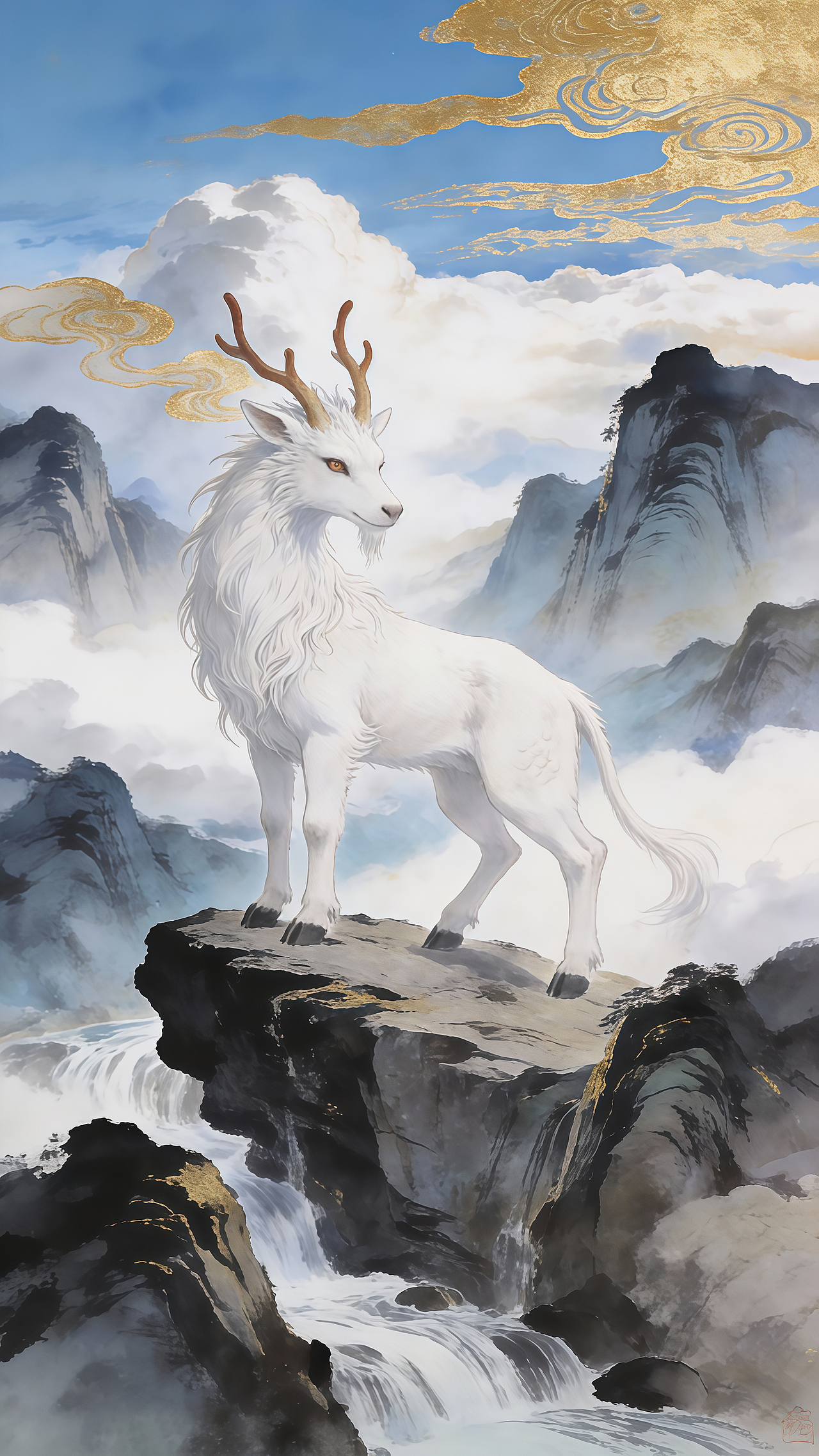 AIGC【山海有灵】（图ZNDAwODkxNjI0） - AI作品 - 站酷设计师文武炎赫原创素材 - 站酷ZCOOL