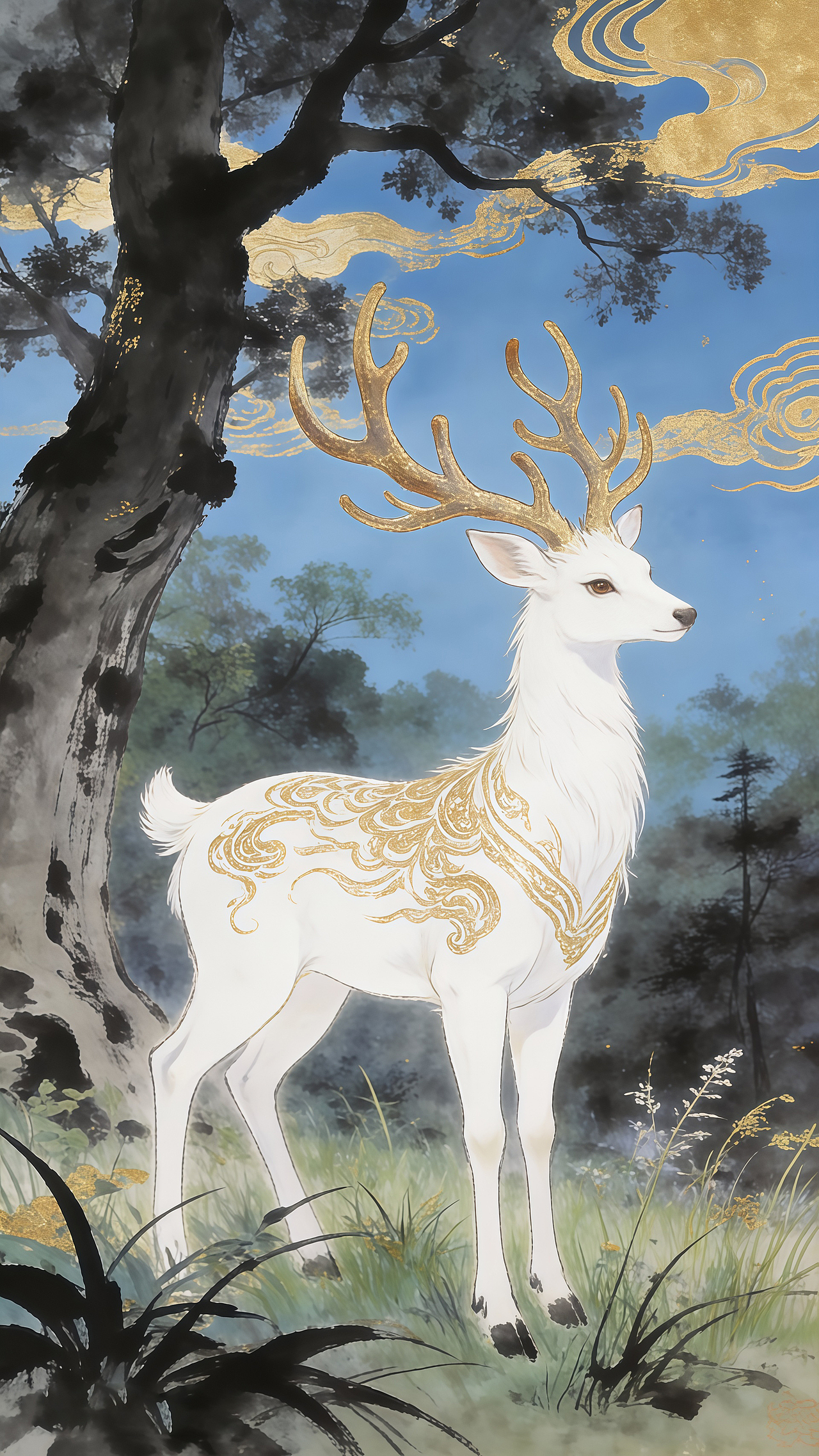 AIGC【山海有灵】（图ZNDAwODkxNjM2） - AI作品 - 站酷设计师文武炎赫原创素材 - 站酷ZCOOL