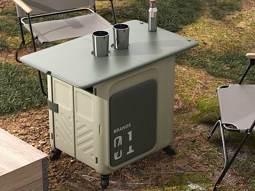 折叠收纳拉杆箱设计案例