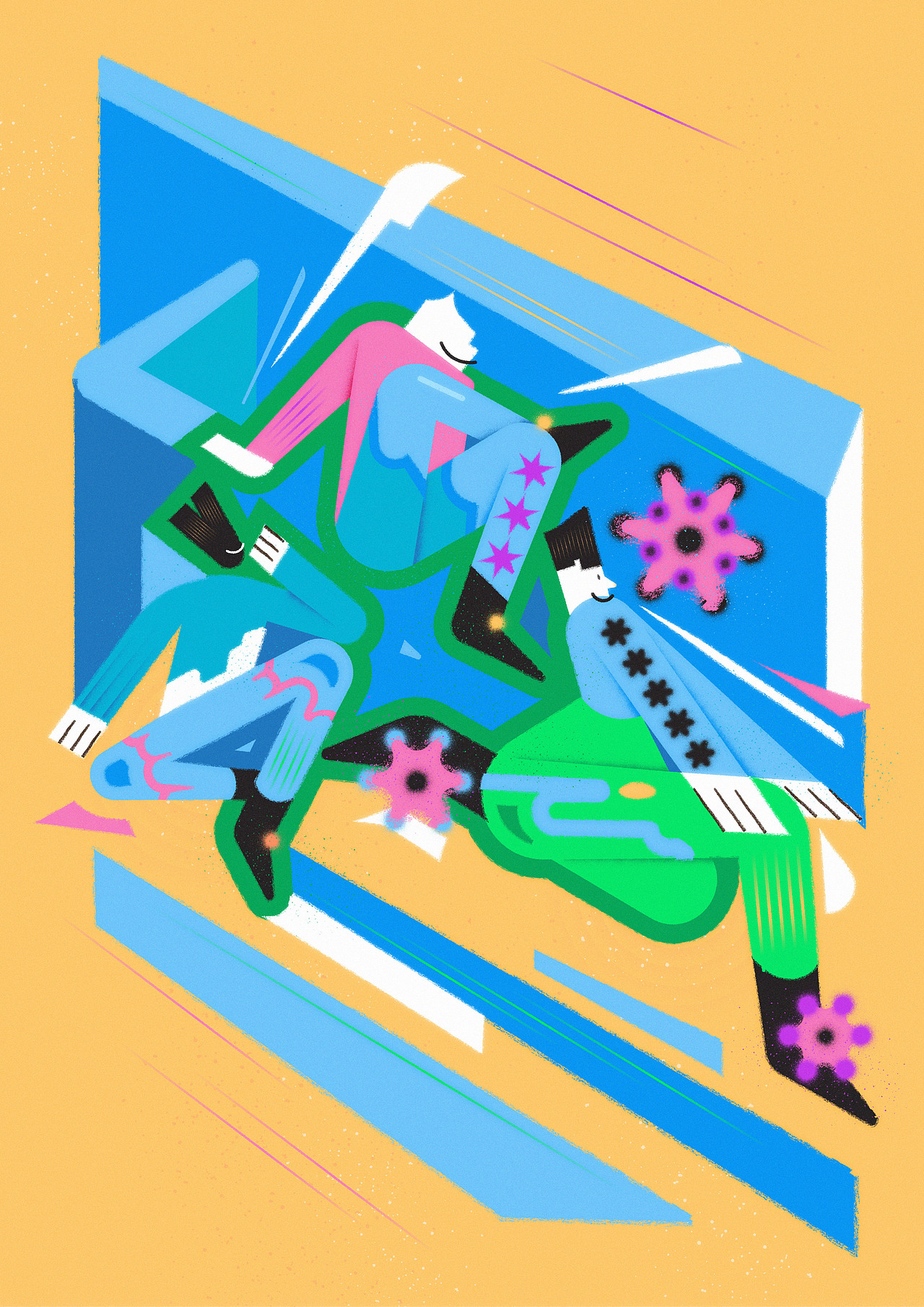 个人插画探索2（图ZNDAwODk1Mjcy） - 新锐潮流插画 - 站酷设计师荔枝米zhimi_li原创素材 - 站酷ZCOOL