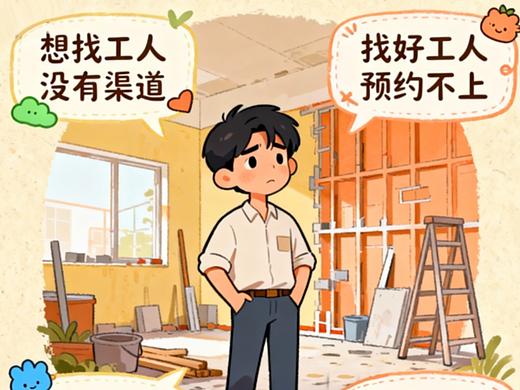 装修公司详情页，商业插画，已商用