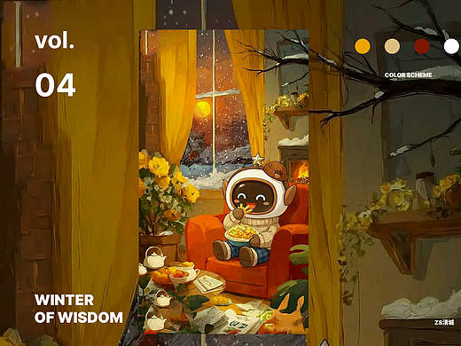 季节海报，智食的衍生