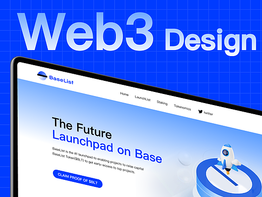 BaseList Web3网页设计