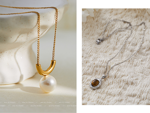 跨境饰品丨项链丨珠宝摄影丨麦图摄影丨独立站丨阿里