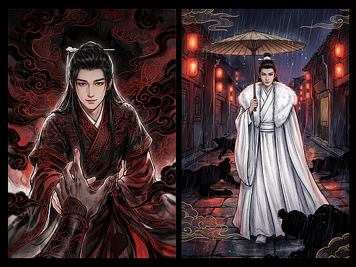《长安二十四计》二创｜黑暗幻想美学