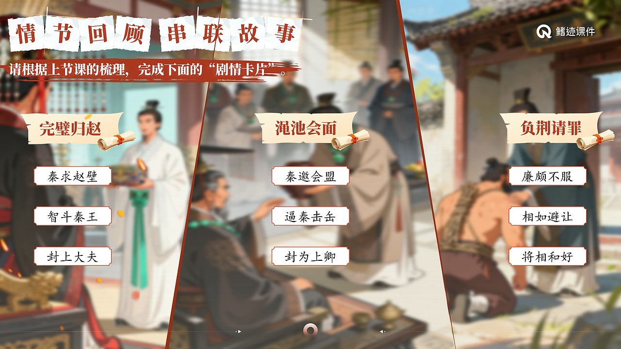 小学语文公开课课件《将相和》（图ZNDAwOTExODA4） - PPT/Keynote - 站酷设计师PPT世界原创素材 - 站酷ZCOOL