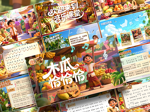 小学音乐公开课课件《木瓜恰恰恰》