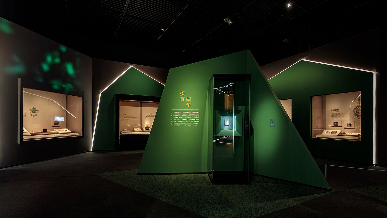 成都博物馆 风华万象展览 博物馆展柜（图ZNDAwOTI4Mzky） - 展陈设计 - 站酷设计师克里克博物馆展柜原创素材 - 站酷ZCOOL