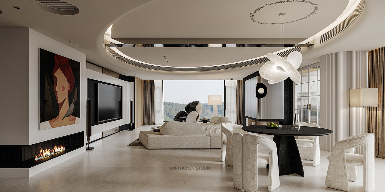 北一设计 | 黄石中都天玺项目.（图ZNDAwOTMyNDA0） - 家装设计 - 站酷设计师北一设计NorthOne原创素材 - 站酷ZCOOL