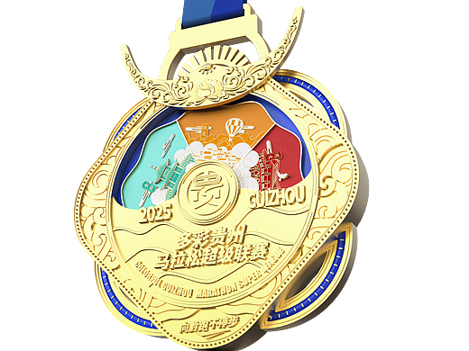 马拉松奖牌建模动画渲染B