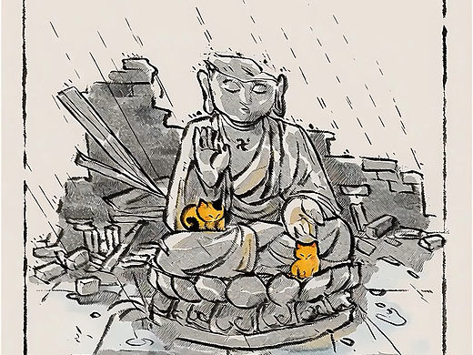 普度眾生（個人主頁-ZNzI5ODg5MTI=） - 商業(yè)插畫 - 站酷設(shè)計師Z12331528原創(chuàng)素材 - 站酷ZCOOL