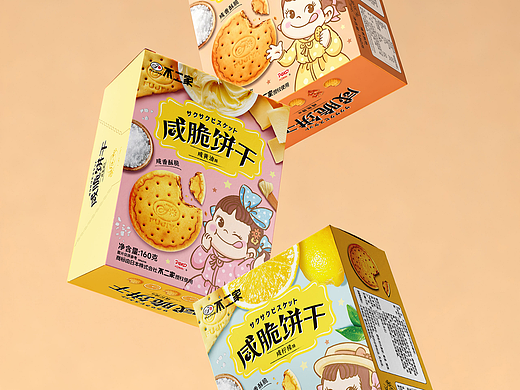 不二家 | 咸脆饼干包装设计