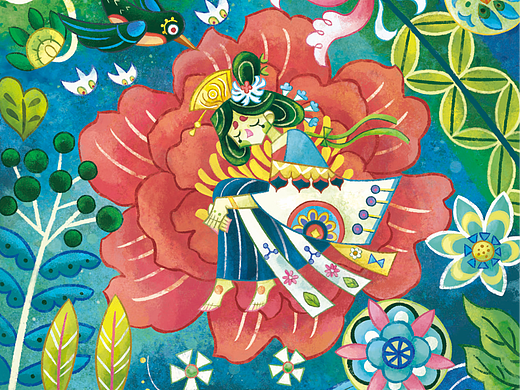 磁州窑黑釉剔牡丹花纹梅瓶拟人