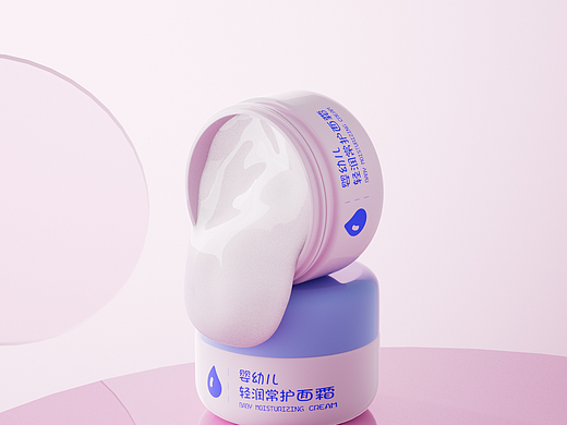 婴儿洗护产品建模渲染