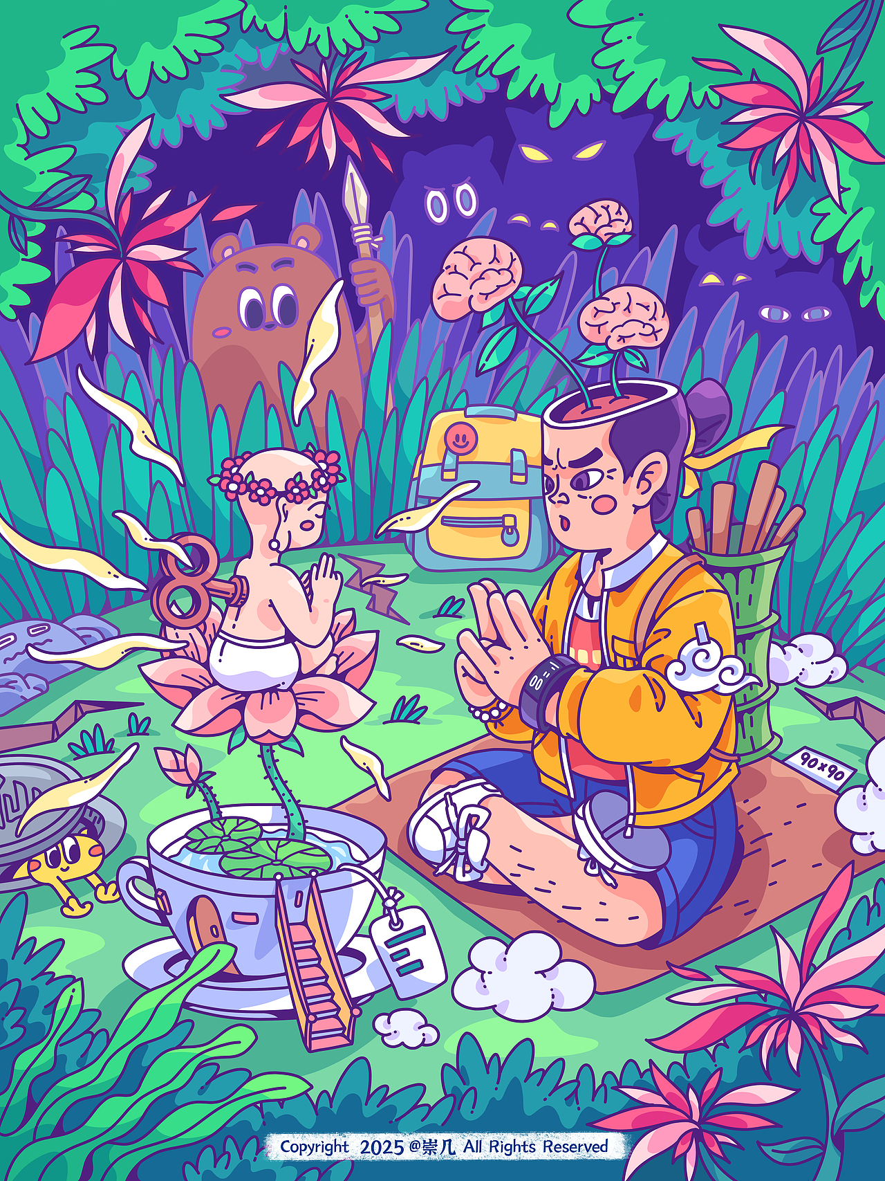 光与幻想-11~12月合集（图ZNDAwOTUyMzA4） - 商业插画 - 站酷设计师崇几原创素材 - 站酷ZCOOL