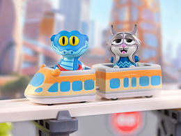 潮玩拍摄—《疯狂动物城小火车萌粒》