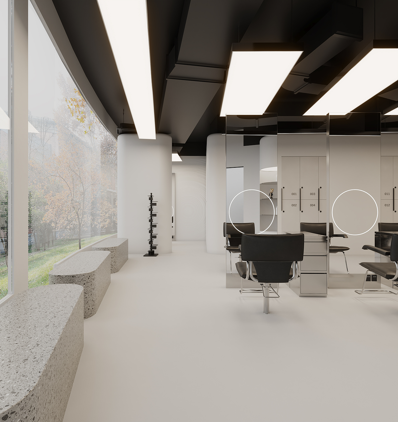 理发店设计（图ZNDAwOTkxMzky） - 商业空间设计 - 站酷设计师南男原创素材 - 站酷ZCOOL