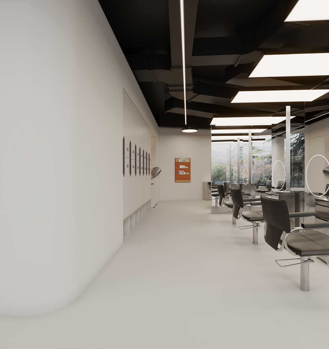 理发店设计（图ZNDAwOTkxMzgw） - 商业空间设计 - 站酷设计师南男原创素材 - 站酷ZCOOL