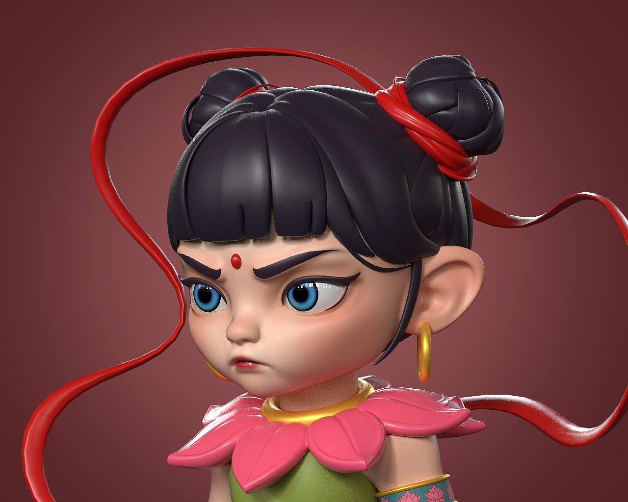 国风哪吒手办（图ZNDAwOTk5MTI4） - 人物/生物 - 站酷设计师前子原创素材 - 站酷ZCOOL