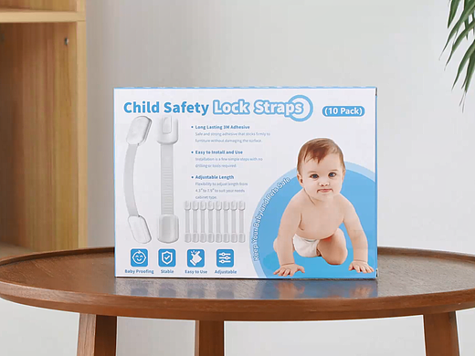 儿童安全锁扣视频拍摄_主图设计_A+页面-狮子头视觉