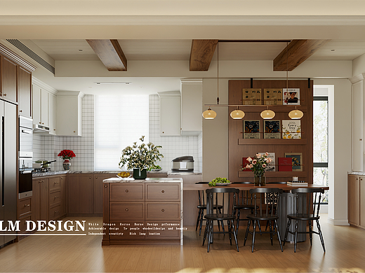 美式自然风格家装效果图