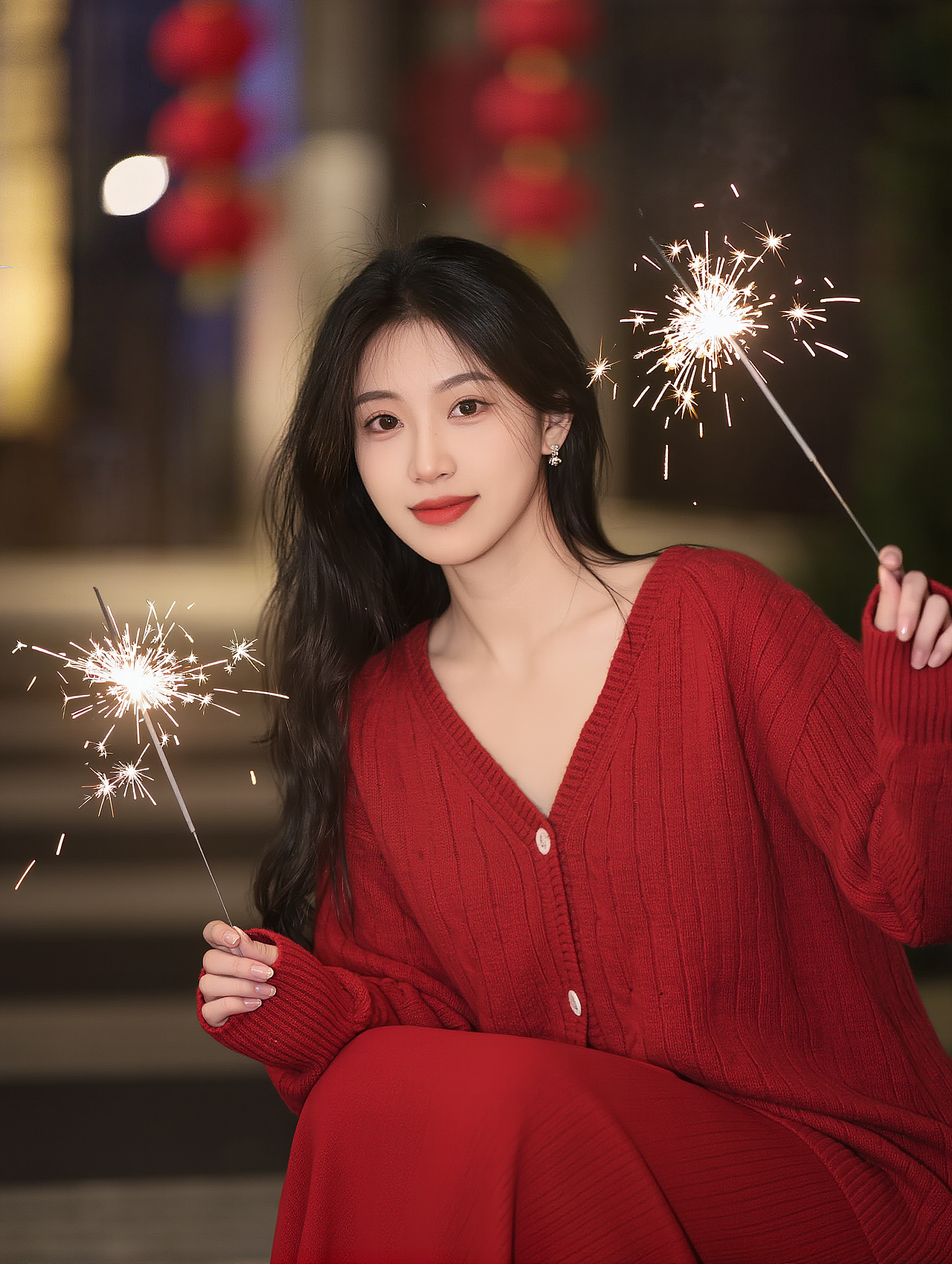 新年跨年夜换脸照（图ZNDAxMDA5MTA0） - 人像摄影 - 站酷设计师图美修图工作室原创素材 - 站酷ZCOOL