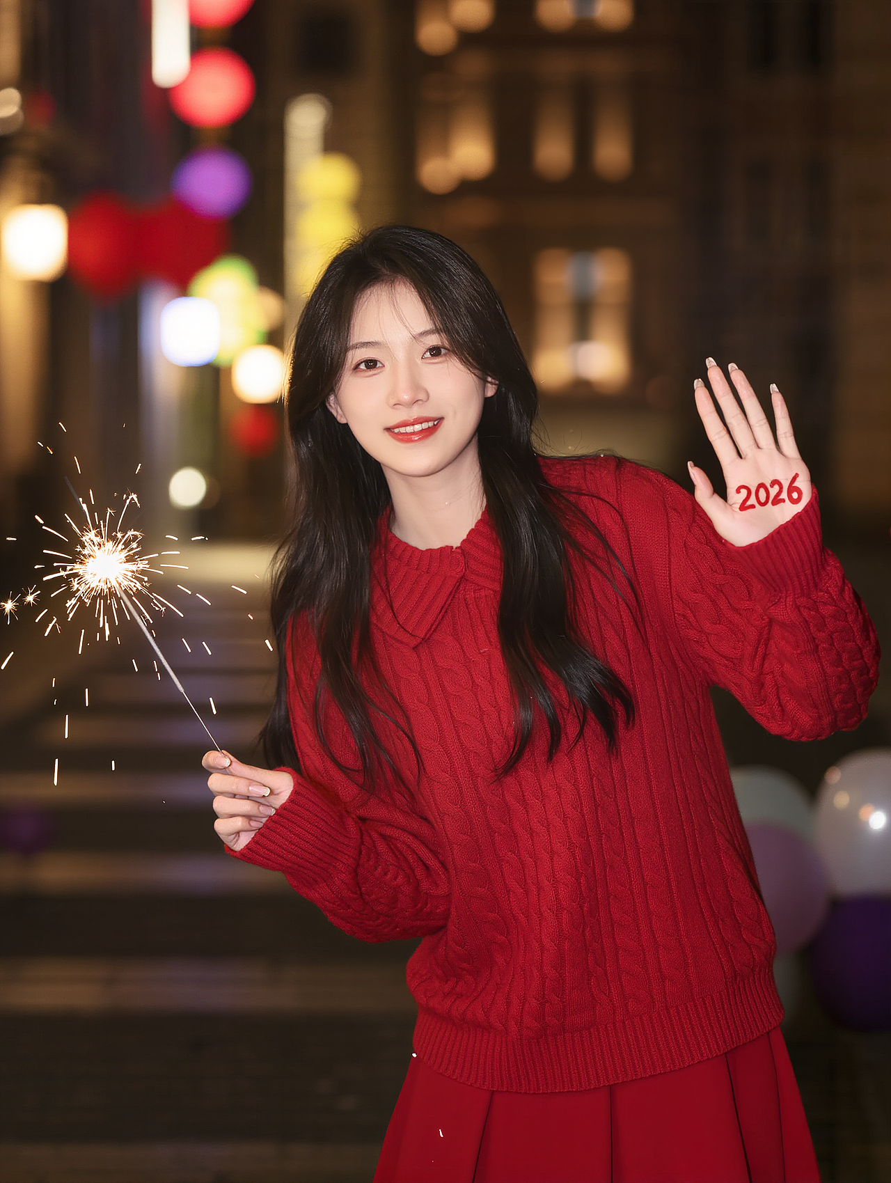 新年跨年夜换脸照（图ZNDAxMDA5MTA4） - 人像摄影 - 站酷设计师图美修图工作室原创素材 - 站酷ZCOOL