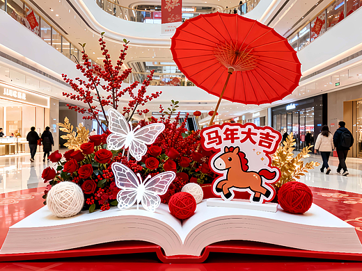 商场新年氛围营造：武汉/长沙/南昌/福州专业美陈策划设计公司盘点