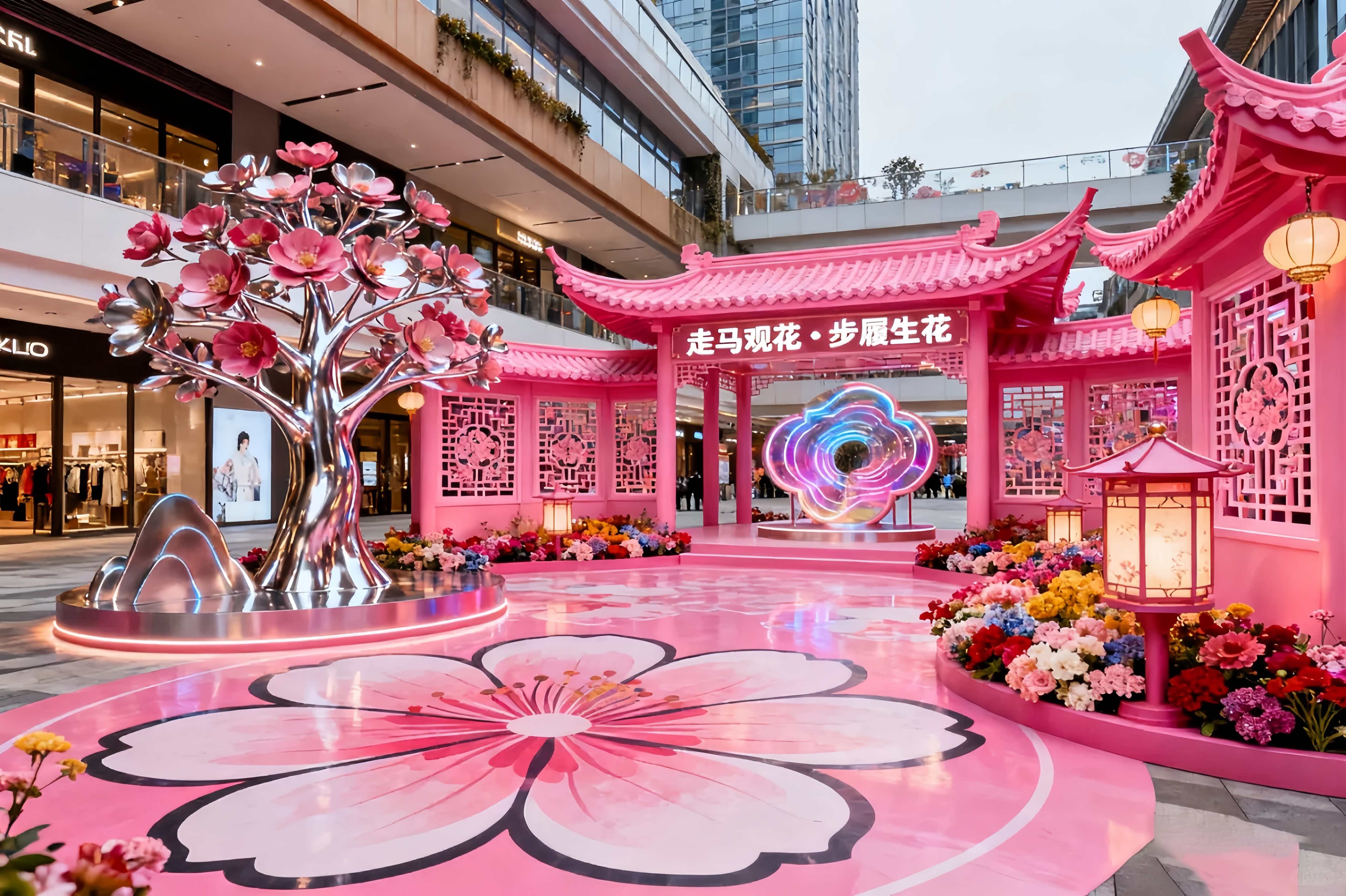 商场新年氛围营造：武汉/长沙/南昌/福州专业美陈策划设计公司盘点（图ZMTUzNjE2MzI=） - 资讯 - 站酷设计师先锋策划设计汇原创素材 - 站酷ZCOOL