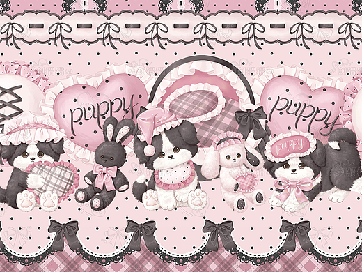 原创lolita柄图 奶边甜梦