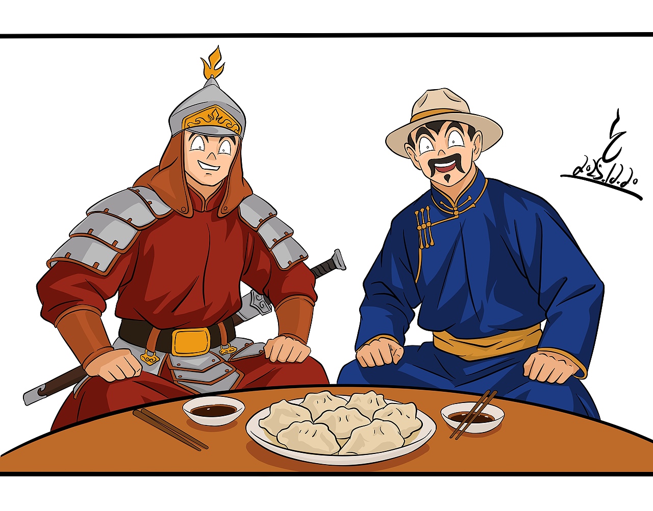 蒙古漫画（图ZNDAxMDE3MTYw） - 短篇/格漫 - 站酷设计师阿斯玛原创素材 - 站酷ZCOOL