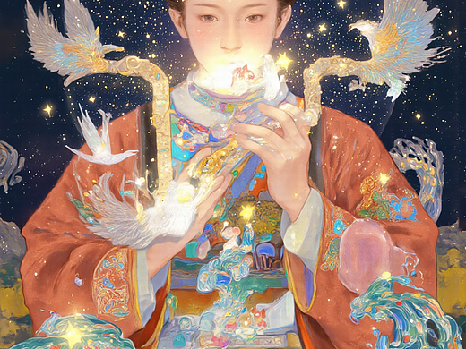 新年氛围插图/新年红包封面（含提示词）
