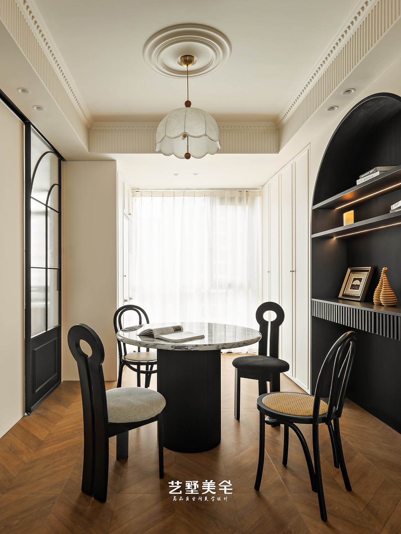 【棕调拾光】89㎡棕调法式 一场温暖与精致的邂逅（图ZNDAxMDI0NDc2） - 家装设计 - 站酷设计师合肥艺墅美宅设计原创素材 - 站酷ZCOOL