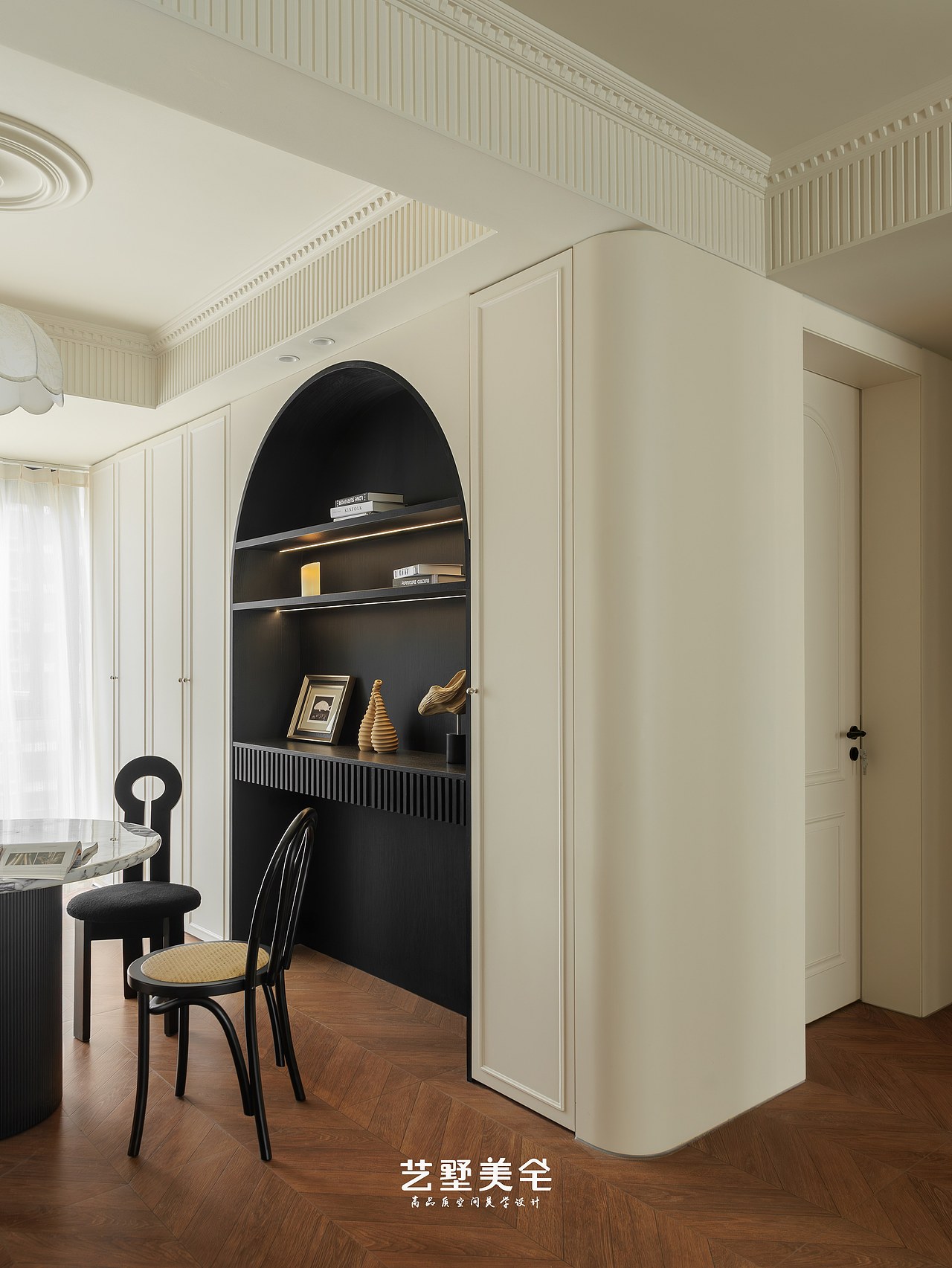 【棕调拾光】89㎡棕调法式 一场温暖与精致的邂逅（图ZNDAxMDI0NTE2） - 家装设计 - 站酷设计师合肥艺墅美宅设计原创素材 - 站酷ZCOOL