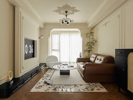 【棕调拾光】89㎡棕调法式 一场温暖与精致的邂逅