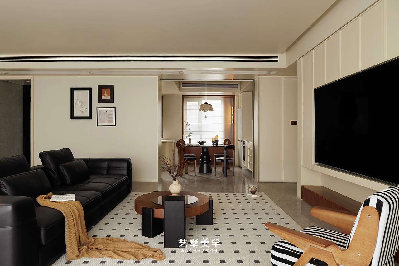 【中古叠影】139㎡美拉德中古风 时光淬炼的质感居所（图ZNDAxMDI1Nzgw） - 家装设计 - 站酷设计师合肥艺墅美宅设计原创素材 - 站酷ZCOOL