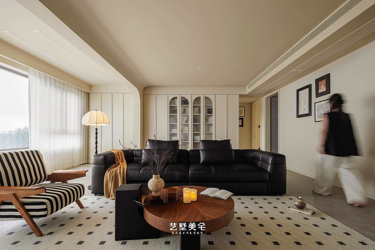 【中古叠影】139㎡美拉德中古风 时光淬炼的质感居所（图ZNDAxMDI1NzY4） - 家装设计 - 站酷设计师合肥艺墅美宅设计原创素材 - 站酷ZCOOL