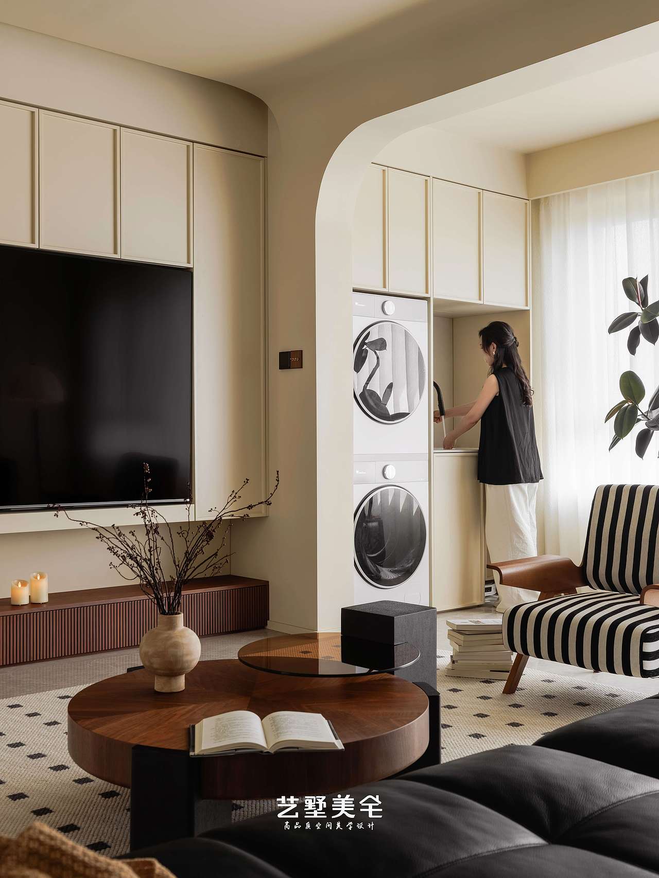 【中古叠影】139㎡美拉德中古风 时光淬炼的质感居所（图ZNDAxMDI1Nzk2） - 家装设计 - 站酷设计师合肥艺墅美宅设计原创素材 - 站酷ZCOOL