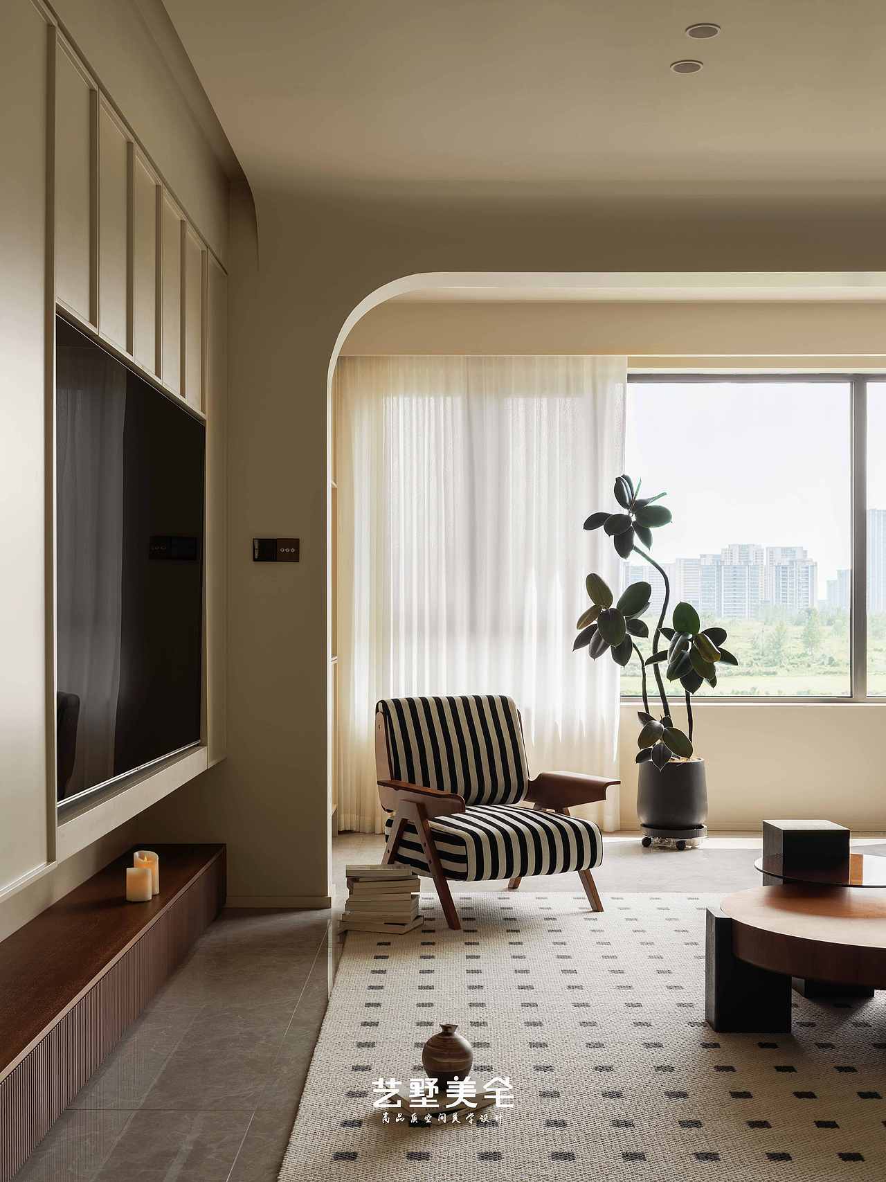 【中古叠影】139㎡美拉德中古风 时光淬炼的质感居所（图ZNDAxMDI1ODA4） - 家装设计 - 站酷设计师合肥艺墅美宅设计原创素材 - 站酷ZCOOL