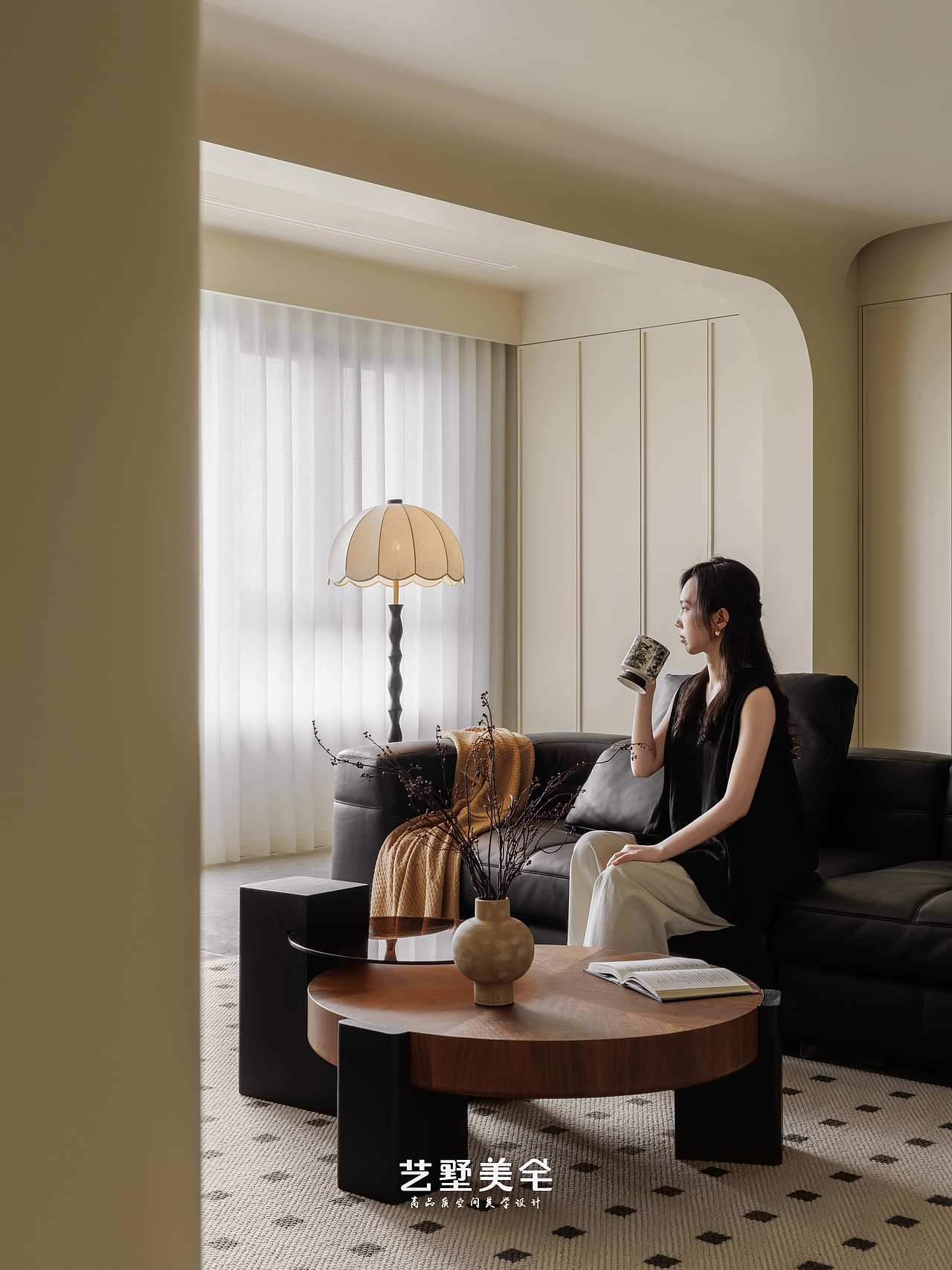 【中古叠影】139㎡美拉德中古风 时光淬炼的质感居所（图ZNDAxMDI1ODEy） - 家装设计 - 站酷设计师合肥艺墅美宅设计原创素材 - 站酷ZCOOL