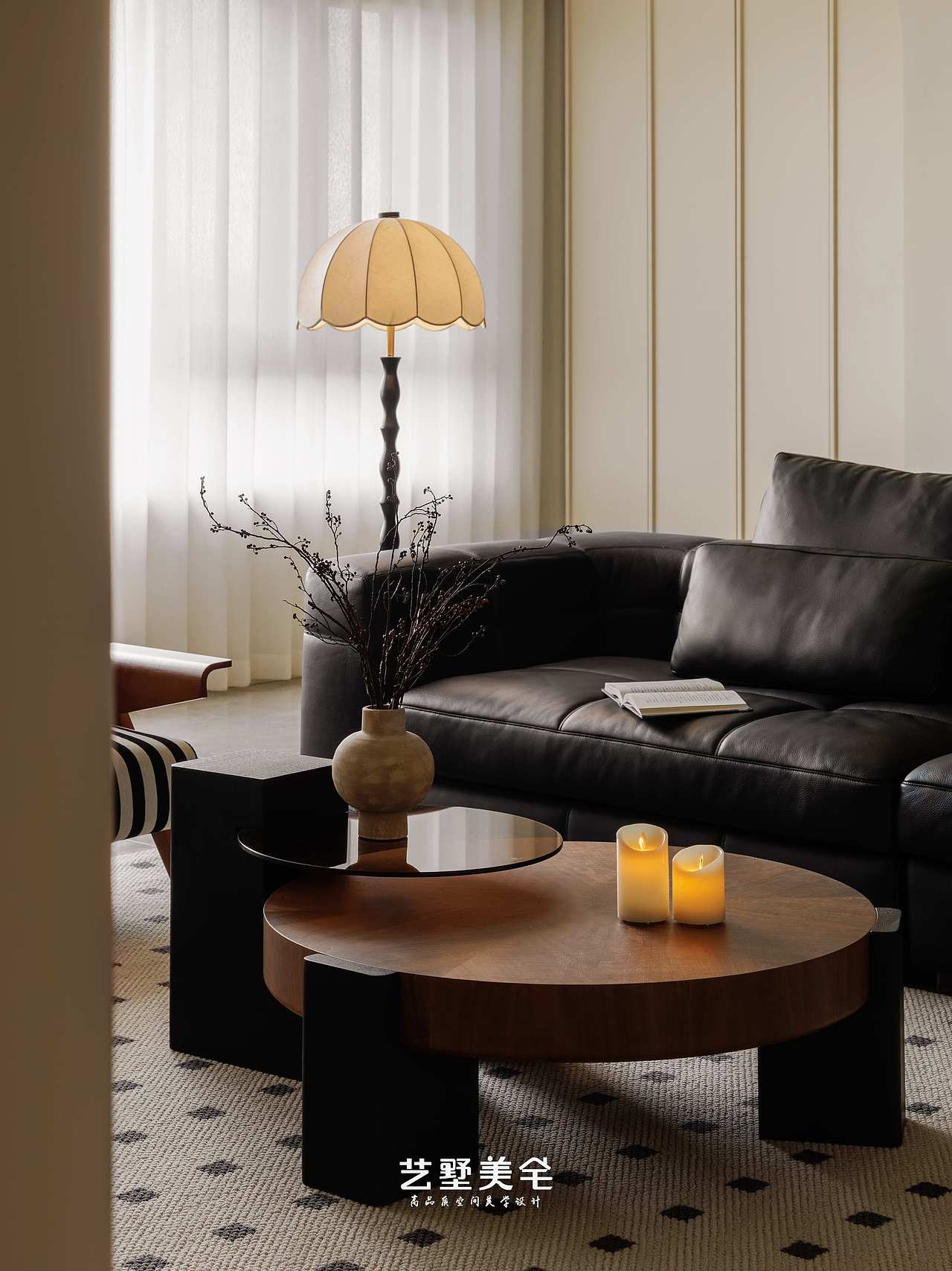 【中古叠影】139㎡美拉德中古风 时光淬炼的质感居所（图ZNDAxMDI1ODI4） - 家装设计 - 站酷设计师合肥艺墅美宅设计原创素材 - 站酷ZCOOL