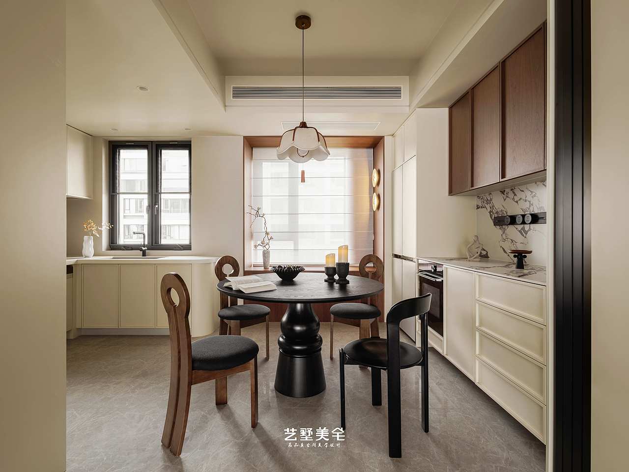 【中古叠影】139㎡美拉德中古风 时光淬炼的质感居所（图ZNDAxMDI1ODYw） - 家装设计 - 站酷设计师合肥艺墅美宅设计原创素材 - 站酷ZCOOL