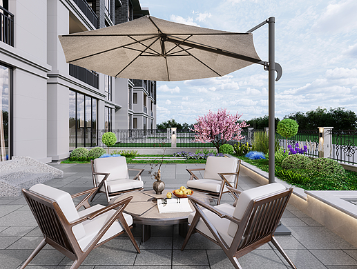 院子效果图（个人主页-ZNzI5OTkwMzI=） - 建筑设计 - 站酷设计师Z632975315原创素材 - 站酷ZCOOL