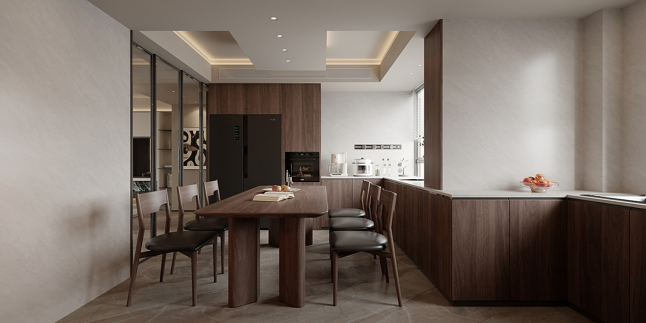轻奢风现代风格客餐厅卧室效果图表现（图ZNDAxMDM1MDg4） - 家装设计 - 站酷设计师王彤ing原创素材 - 站酷ZCOOL