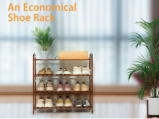 亚马逊产品拍摄主图设计案例-鞋架