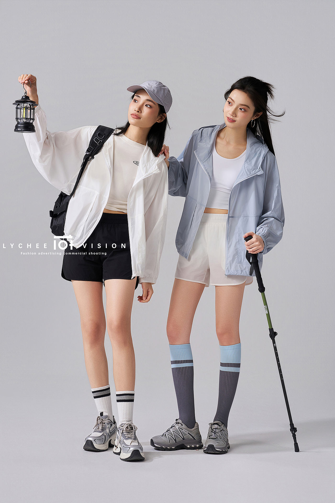 防晒衣拍摄-姐妹篇（图ZNDAxMDQ1NTg4） - 人像摄影 - 站酷设计师荔枝视觉原创素材 - 站酷ZCOOL