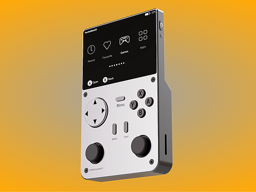 复古电玩掌机 | 电子产品 3D 渲染案例组