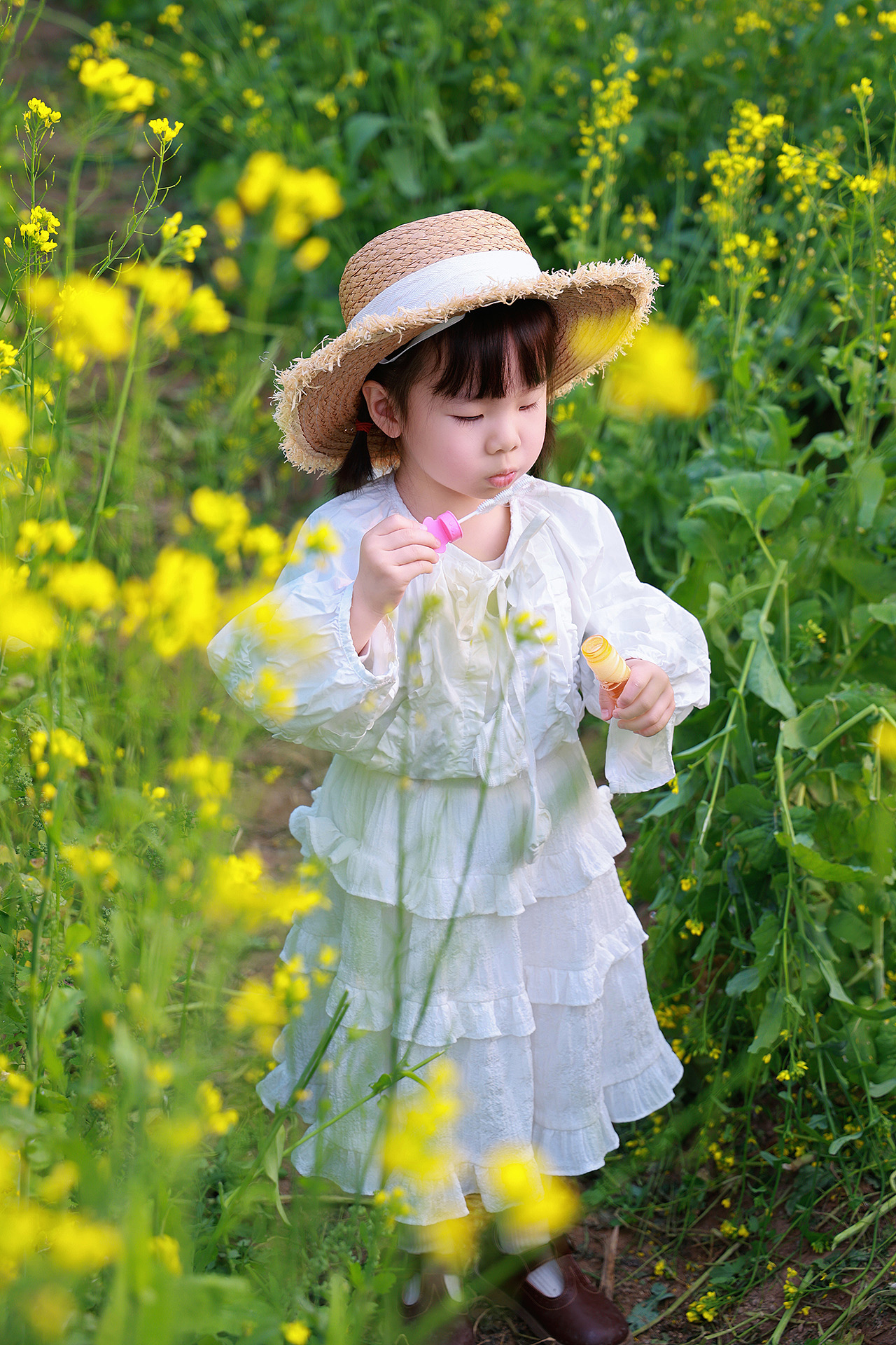 深圳的春天提前到来 油菜花田玩耍的小朋友（图ZNDAxMDQ5Mjky） - 人像摄影 - 站酷设计师摄影师杨涛原创素材 - 站酷ZCOOL
