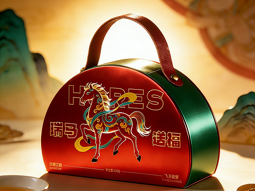 瑞马送福|敦煌瑞马礼盒包装设计