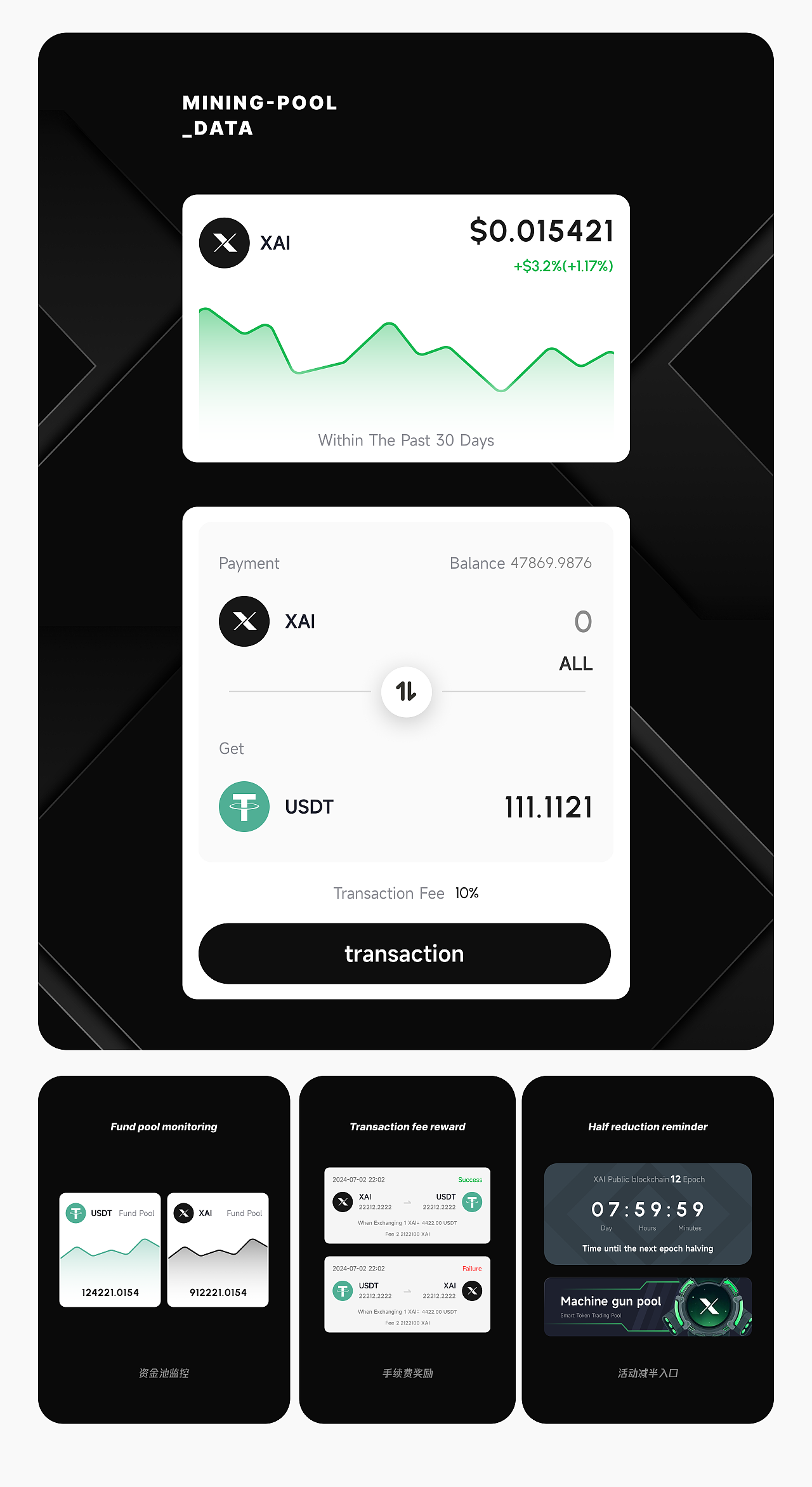 区块链X-MATE钱包项目（图ZNDAxMDUzOTAw） - APP界面 - 站酷设计师梁宇龙原创素材 - 站酷ZCOOL